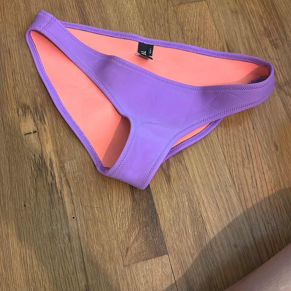 Triangl Swimwear Vibrant Purple and Orange Bikini Bottom
